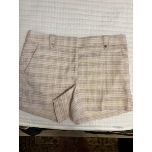 Ann Taylor Loft Riviera Short, 8, White, Blue, Pink, Classic